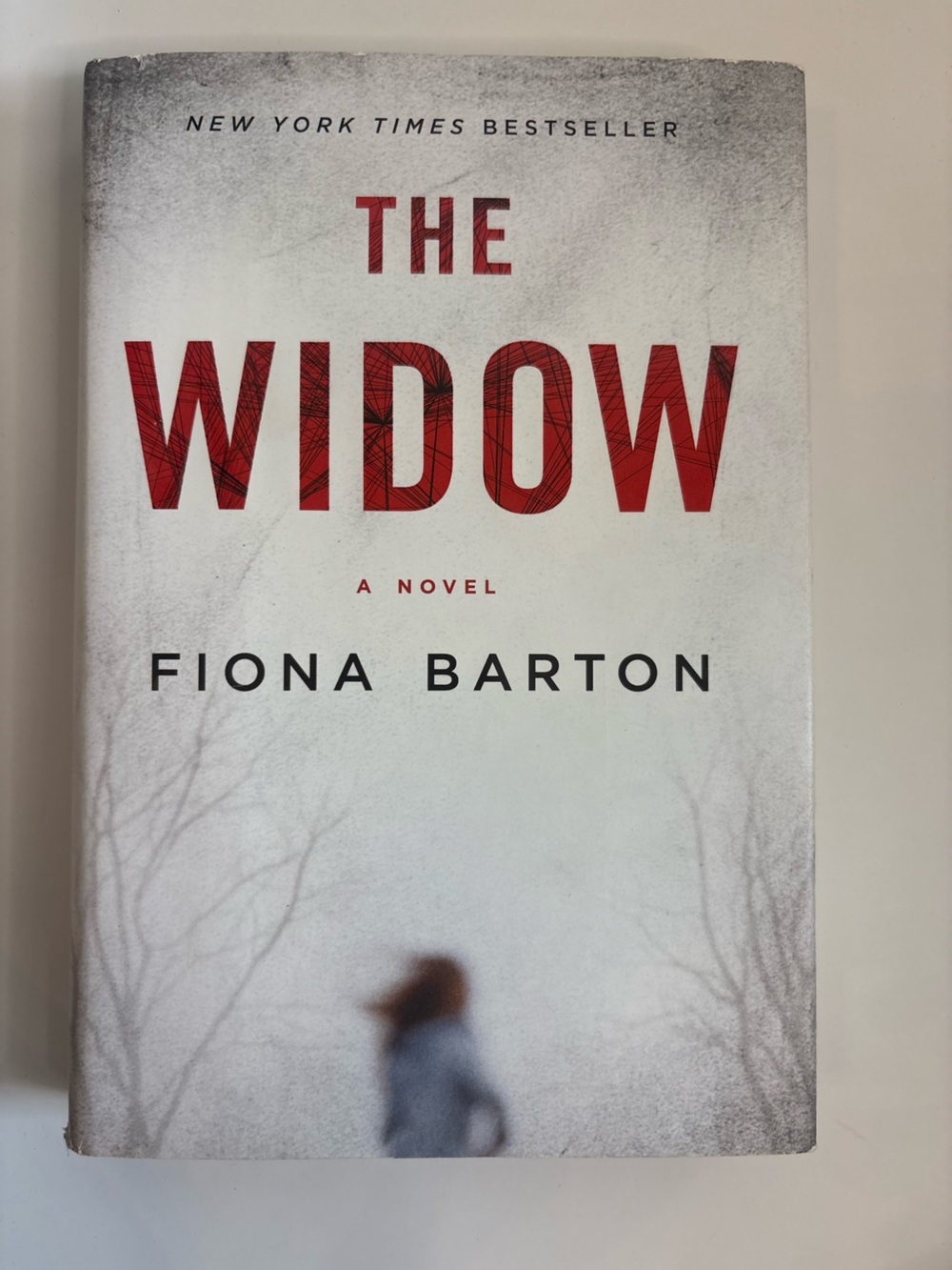 3/$20 Widow by Fiona Barton - White & Red Hardcover Novel